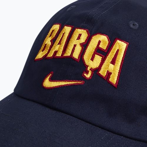 Czapka z daszkiem Nike FC Barcelona Club Cotton blackened blue