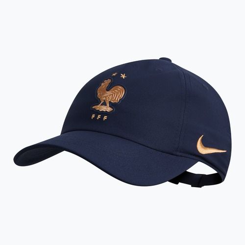 Czapka z daszkiem dziecięca Nike Club France Poly blackened blue