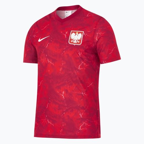 Koszulka reprezentacji Polski męska wyjazdowa Nike Dri-Fit 2026 noble red/sport red