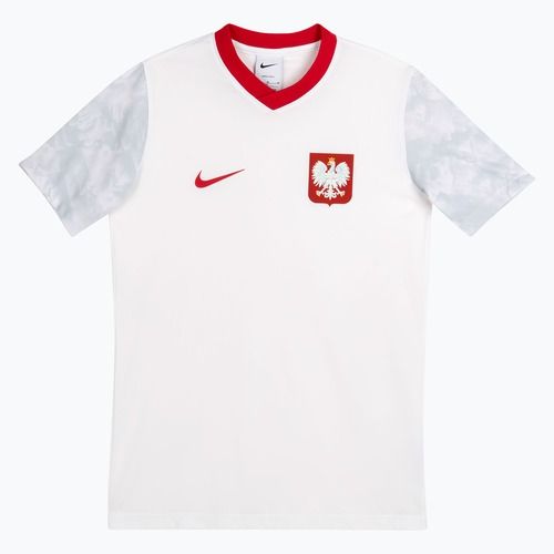 Koszulka reprezentacji Polski dziecięca domowa Nike Dri-Fit 2026 white/field silver