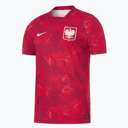 Koszulka reprezentacji Polski męska wyjazdowa Nike Dri-Fit 2026 noble red/sport red