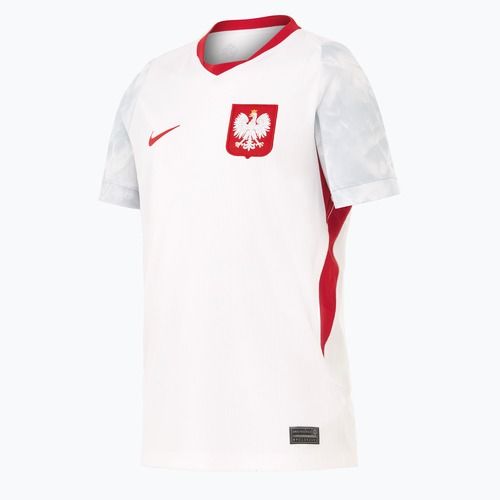 Koszulka reprezentacji Polski dziecięca domowa Nike Dri-Fit 2026 white/field silver