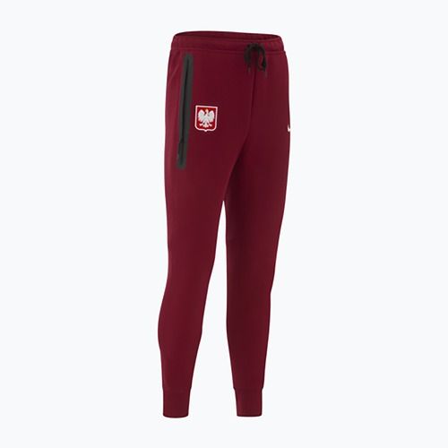 Spodnie piłkarskie męskie Nike Tech Fleece Poland Jogger team red