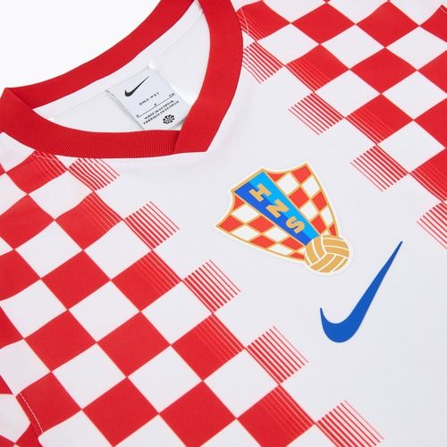 Koszulka piłkarska męska Nike Dri-Fit Croatia Home 2026 white/university red
