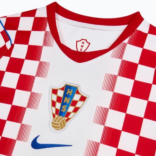 Koszulka piłkarska męska Nike Dri-Fit Croatia Stadium Home 2026 white/university red