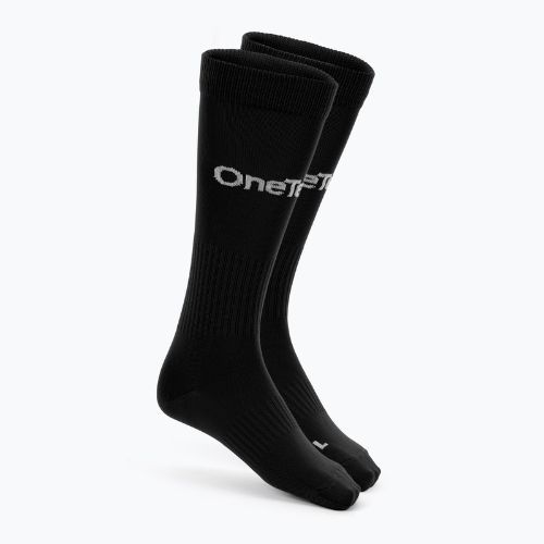 Skarpety piłkarskie OneTeam Precision football socks zestaw 2-pack czarny