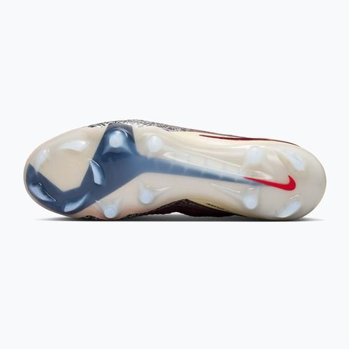 Buty piłkarskie męskie Nike United Phantom 6 High Elite FG burgundy crush/fossil/university red