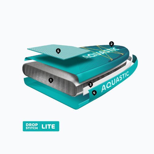 Deska SUP AQUASTIC Perth 10'8" allround zielony