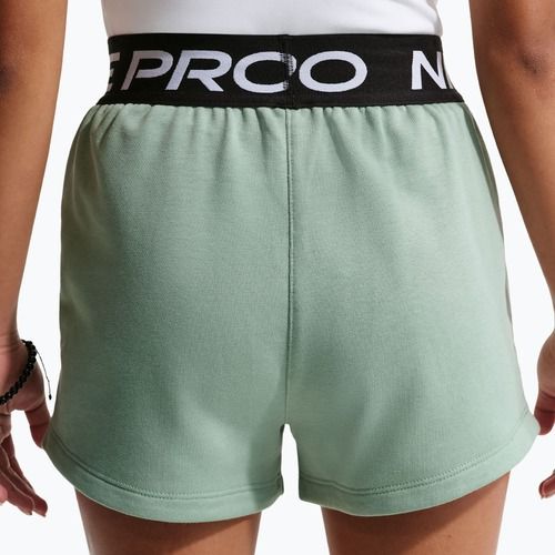 Spodenki dziecięce Nike Pro Fleece Dri-Fit steam/steam/black/white