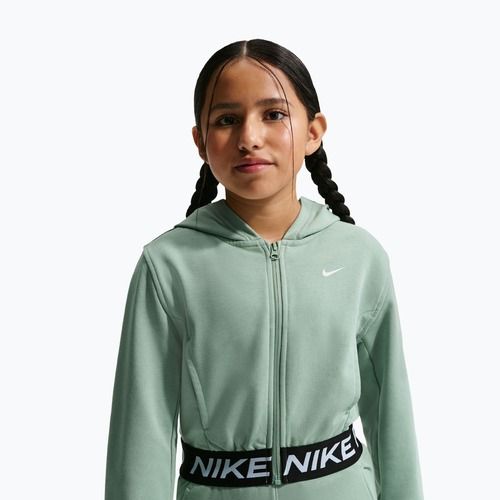 Bluza dziecięca Nike Pro Fleece Dri-Fit Full-Zip steam/steam/black/white