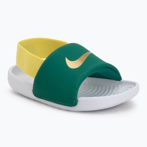 Klapki dziecięce Nike Kawa malachite/sonic yellow