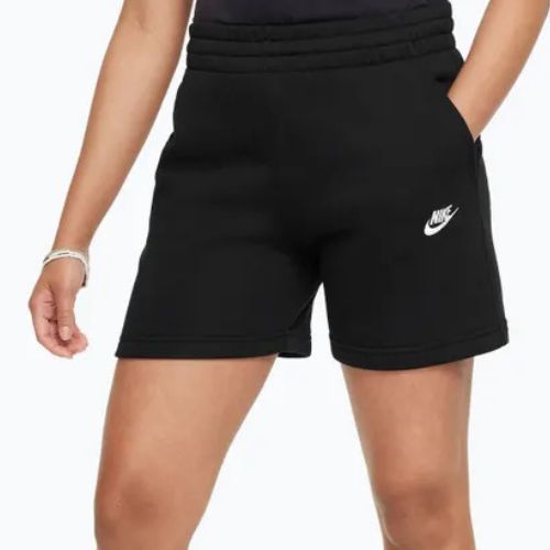 Spodenki dziecięce Nike Sportswear Club Fleece black/black/white