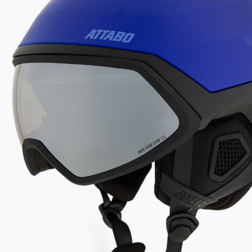 Kask narciarski dziecięcy ATTABO Avens 3.0 Jr Visor ERT niebieski