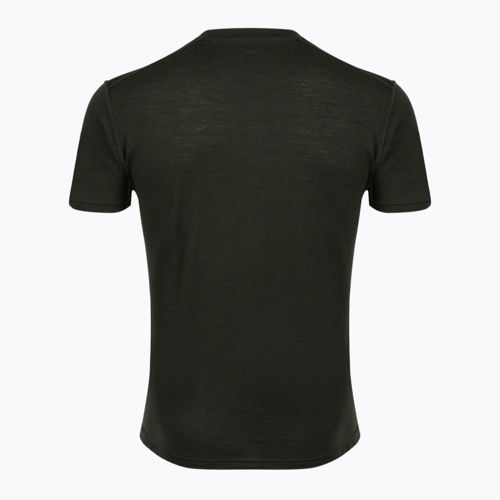 Koszulka termoaktywna męska WOOLCANO Merino 100% TEE0546 zielona