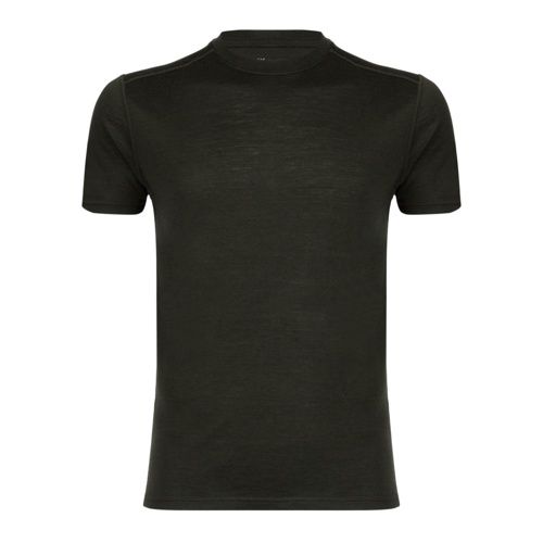 Koszulka termoaktywna męska WOOLCANO Merino 100% TEE0546 zielona