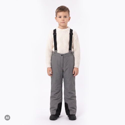Spodnie narciarskie dziecięce KADVA Moky JR WP 8K/5K srebrny