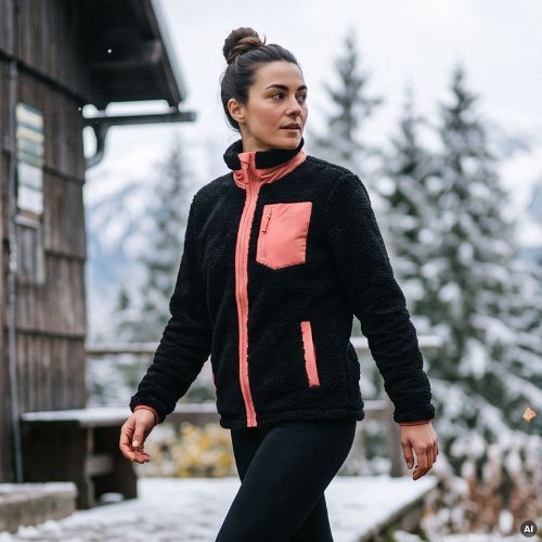 Bluza polarowa damska KADVA Rodvik WMNS czarny