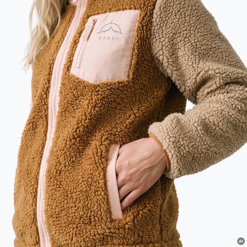 Bluza polarowa damska KADVA Rodvik WMNS beżowy