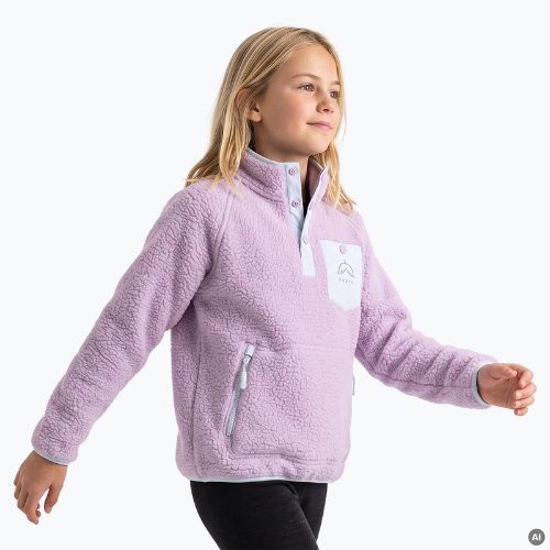 Bluza polarowa dziecięca KADVA RODIA JRG fioletowy