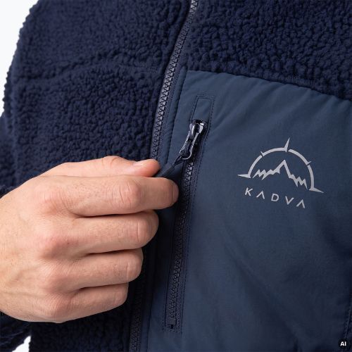 Bluza polarowa męska KADVA Rodvik granatowy