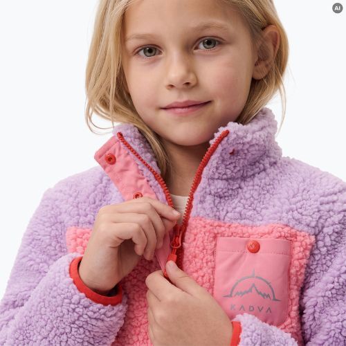 Bluza polarowa dziecięca KADVA RODVIK KDG różowy