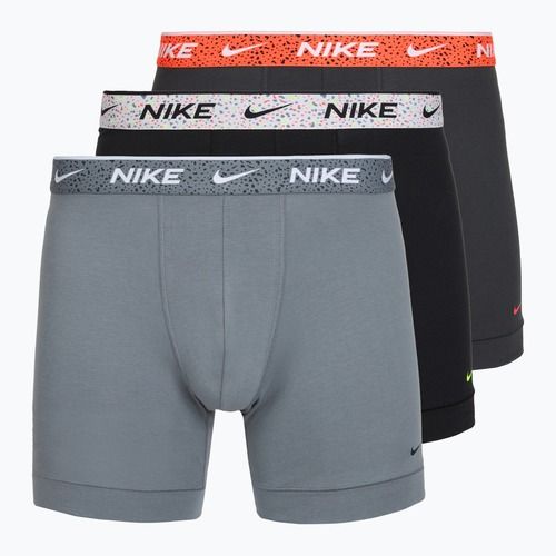 Bokserki męskie Nike Essential Cotton Stretch 3 pary gray multi
