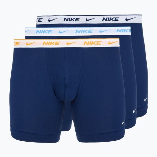 Bokserki męskie Nike Essential Cotton Stretch 3 pary blue graphite