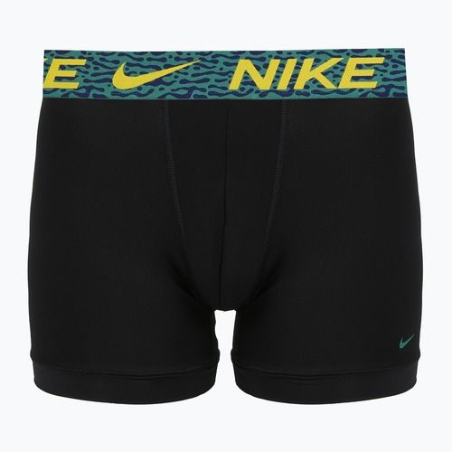 Bokserki męskie Nike Dri-Fit Essential Micro 3 pary blklightcrimson/ brightcitron/evergreenaur