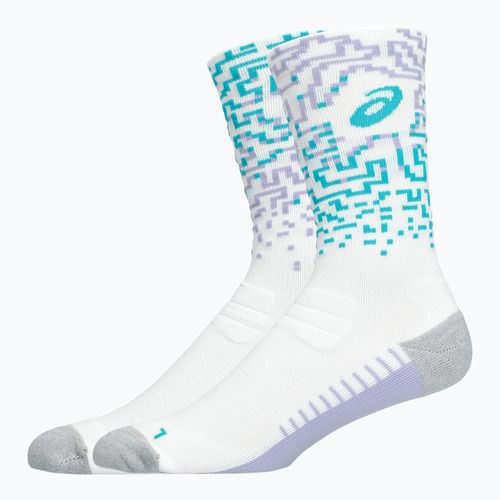 Skarpety ASICS Performance Run Crew white/energy aqua
