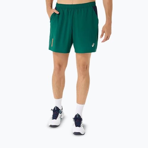Spodenki tenisowe męskie ASICS Padel Court 7IN jewel green