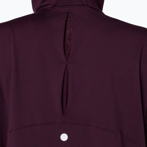 Bluza do biegania damska ASICS Nagino Run Winter Hoodie dark aubergine