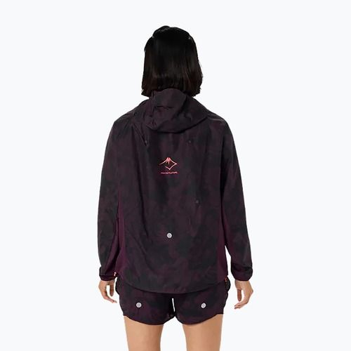 Kurtka do biegania damska Asics Fujitrail Packable Jacket dark aubergine