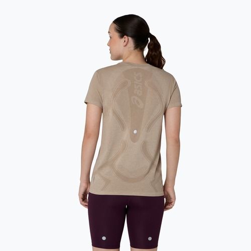 Koszulka do biegania damska Asics Road Seamless Ss Top greige