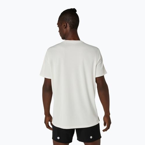 Koszulka do biegania męska Asics Fujitrail Logo Ss Top Cream