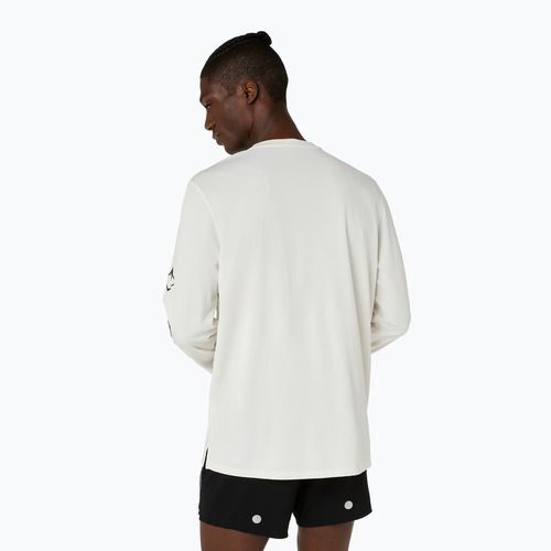 Longsleeve do biegania męski Asics Fujitrail Logo Ls Top Cream