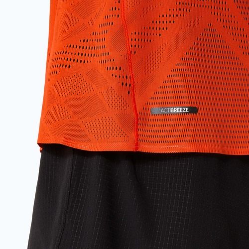 Koszulka do biegania męska ASICS Metarun Top cherry tomato