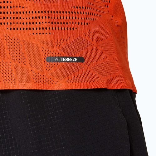 Koszulka do biegania męska ASICS Metarun Singlet cherry tomato