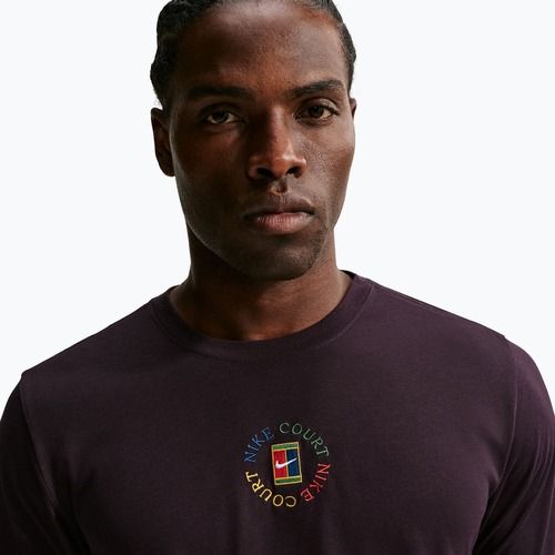 Koszulka męska Nike Court Dri-Fit burgundy ash