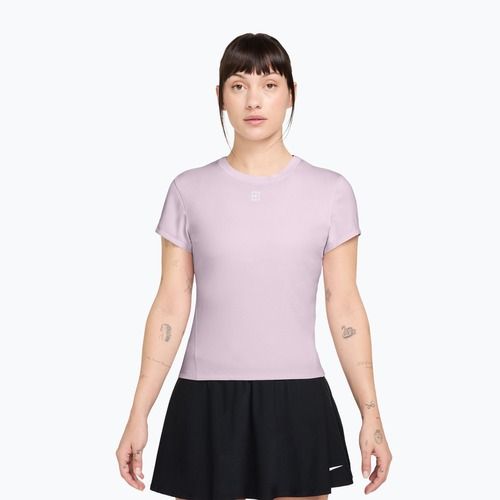 Koszulka tenisowa damska Nike Court Dri-Fit Advantage bleached lilac/white