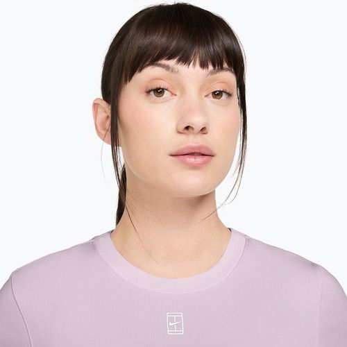 Koszulka tenisowa damska Nike Court Dri-Fit Advantage bleached lilac/white