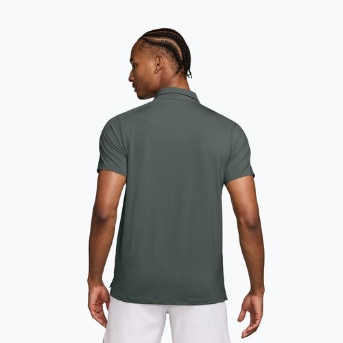 Koszulka polo męska Nike Court Dri-Fit Advantage camo green/cucumber calm