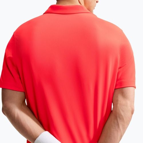 Koszulka tenisowa męska Nike Court Dri-Fit Polo Solid bright crimson/black