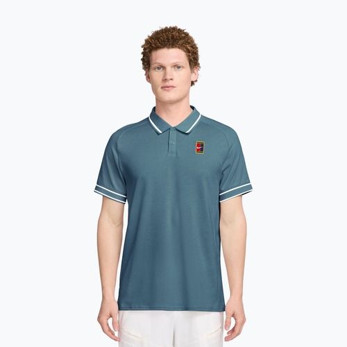Koszulka tenisowa męska Nike Court Heritage Polo smokey blue/smokey blue