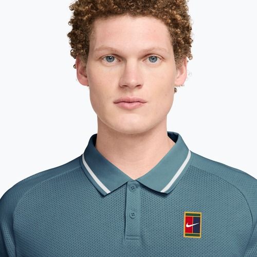Koszulka tenisowa męska Nike Court Heritage Polo smokey blue/smokey blue