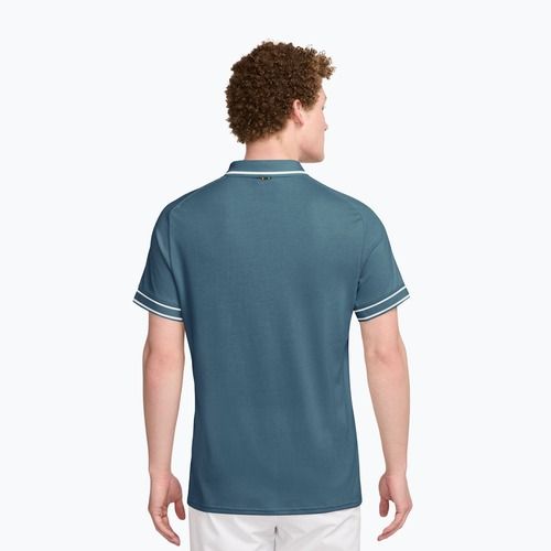 Koszulka tenisowa męska Nike Court Heritage Polo smokey blue/smokey blue