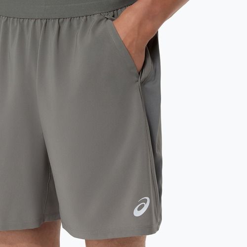 Spodenki do biegania męskie Asics Road 7In Short Truffle Grey