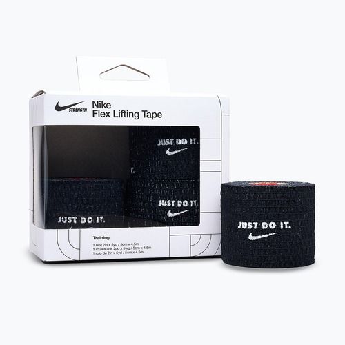 Bandaż elastyczny kohezyjny Nike Strenght Flex Lifting Tape 4 szt. black/white