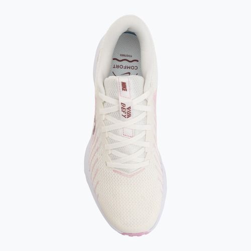 Buty do biegania damskie Nike Run Defy sail/white/pink rise/pink smoke