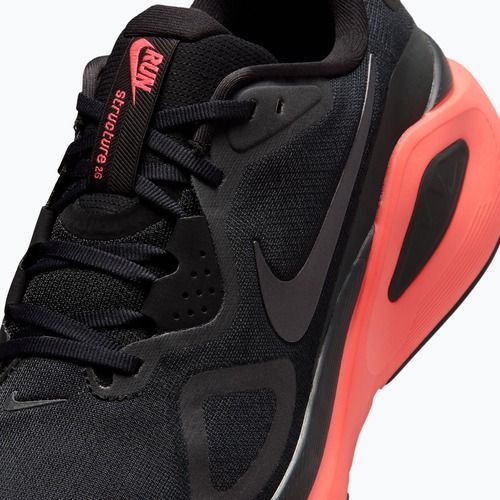 Buty do biegania męskie Nike Structure 26 black/bright crimson/metallic dark grey