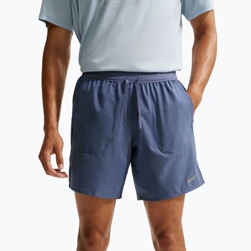 Spodenki do biegania męskie Nike Stride Dri-Fit Brief-Lined 7" diffused blue
